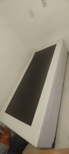 CAMA BOX COM BAÚ SOLTEIRO COM COLCHÃO DE SOLTEIRO