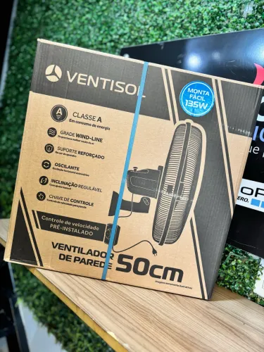 Ventilador de Parede 50CM - VENTISOL - PRODUTO NOVO COM GARANTIA
