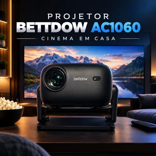 Usado- Projetor Bettdow Ac1060 500ansi Full Hd Preto Preto 127/220v (Usado)