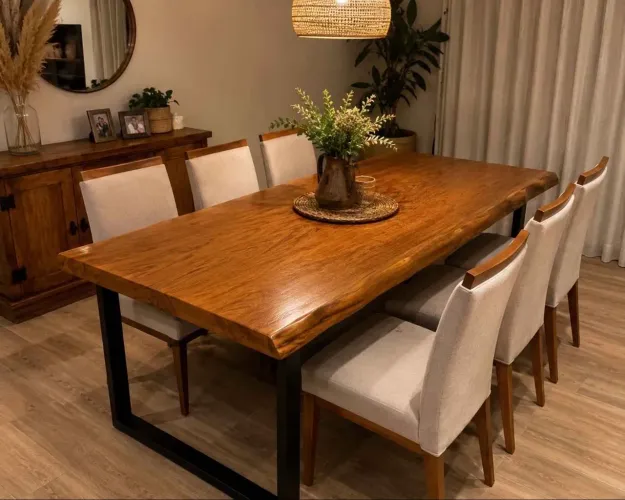 Mesa de madeira premium ?