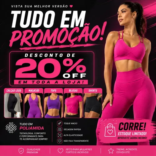 Roupas fitnees atacado ou varejo