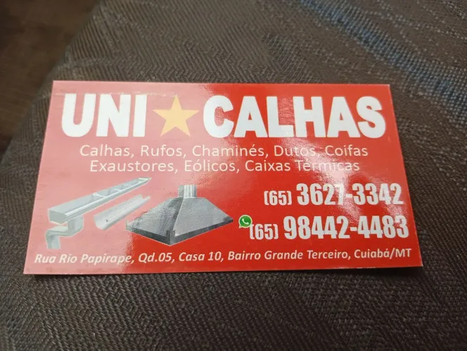 Calhas em geral