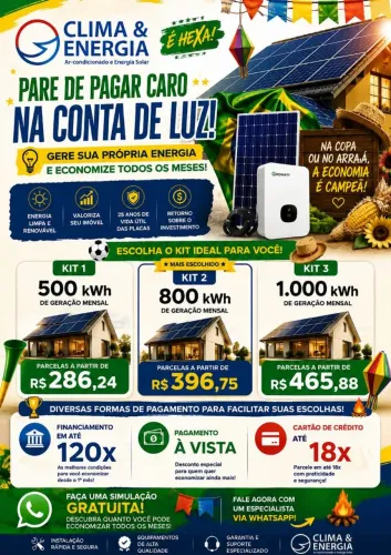 Economize até 95% na conta de luz ?