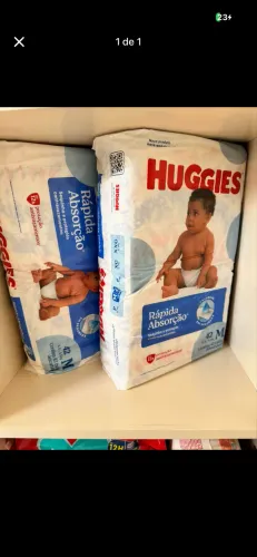 Vendo Huggies Rápida Absorção 42 uni - M *30,00 cada*