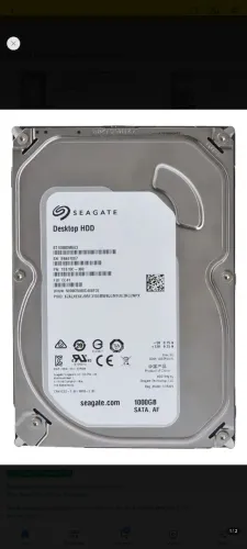 HD de 1 TB com 100% de saúde