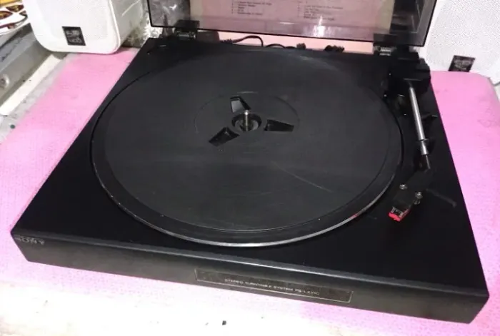 Toca Discos Sony Ps-lx21c Com Agulha - Funcionando