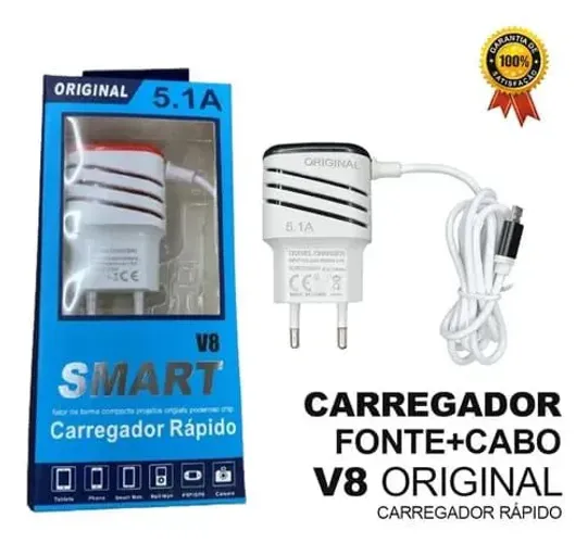 Carregador, antena digital, fone,cabo de rede, conector e muito mais