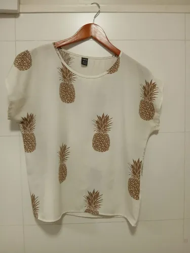 Blusinha Shein Abacaxi 