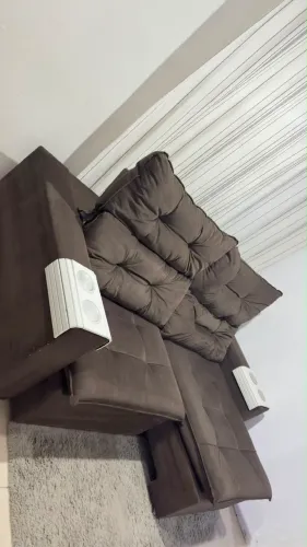 SOFÁ TOP RETRÁTIL E RECLINÁVEL ENTREGO GRÁTIS