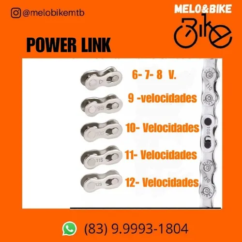 POWER LINK 6-7-8-9-10-11 e 12 velocidades