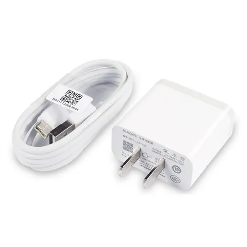 Carregador Completo Original Xiaomi Cabo USB-C + Fonte Note 7 e 8