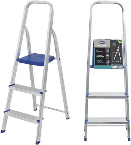 Escada de Alumínio 3 Degraus 