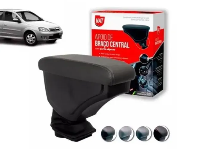 Apoio de Braço Chevrolet Corsa / Joy / Max - Preto C/ Linha Preta - N400726