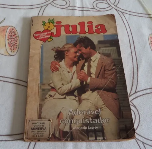  Livro: Adorável Conquistador 1984. Julia nº 252. Autor: Marjorie Lewty. 