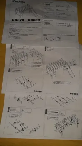 Cama infantil solteiro elevada acesso escada cabana amarela parte infeiror