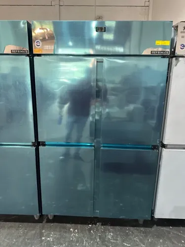 Mini camara comercial 4 portas inox 