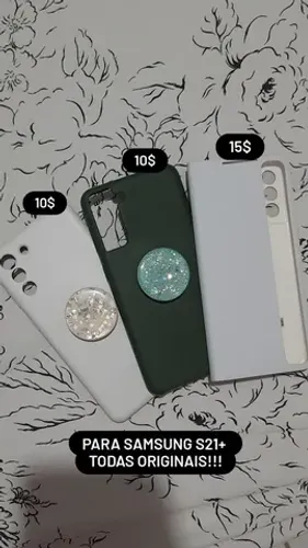 Capinha para Samsung S21 PLUS! NOVAS.