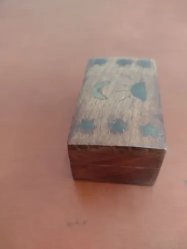 Caixa de madeira vintage