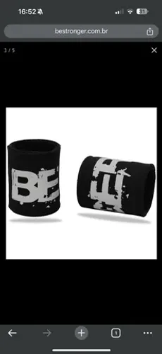 MUNHEQUEIRA BE STRONGER (TECIDO NÃO ELÁSTICO)