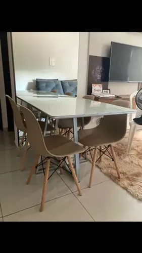 Mesa de vidro ( leia a descrição)