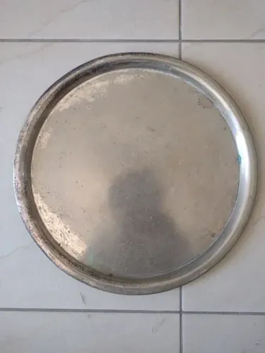 Bandeja metal prateado