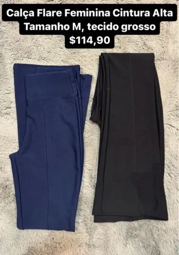 Calça Flare Cintura Alta