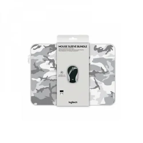 Mini Mouse sem Fio Logitech Laser 1000DPI - M187 com Capa para Notebook 14?