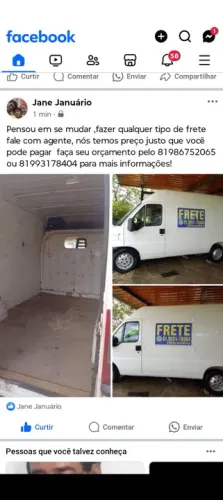 Frete - Mudanças - Transporte e reboque de moto