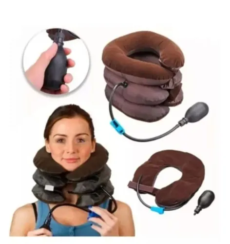 Colar cervical inflável 
