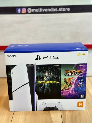 Playstation 5 Slim + 2 Jogos