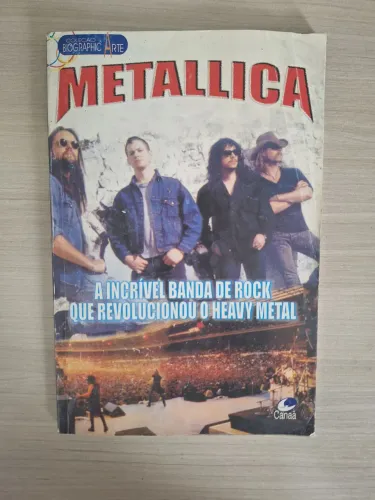 Livro Banda Metallica - Coleção Biographic Arte