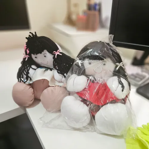 Lindas bonecas de pano artesanais