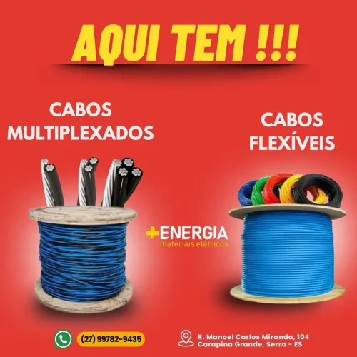 CABOS MULTIPLEXADO E FLEXIVEIS
