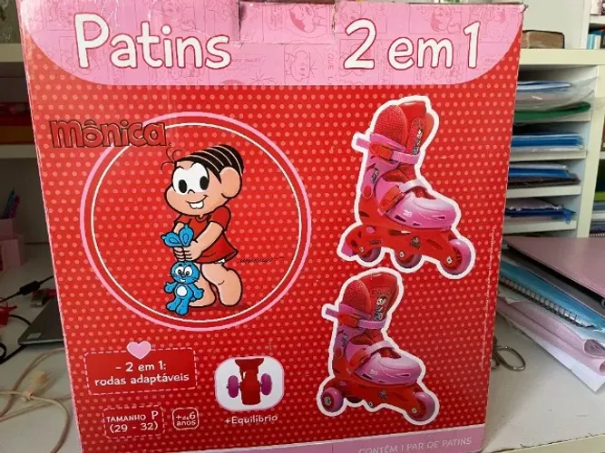 Patins Infantil Novo Turma de Monica