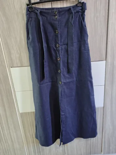 Saia longa evangélica tecido sensorial