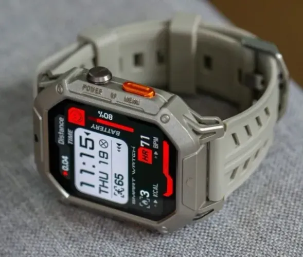 Smartwatch Haylou Iron N1 - Robusto, Chamadas Bluetooth e Resistente à Água