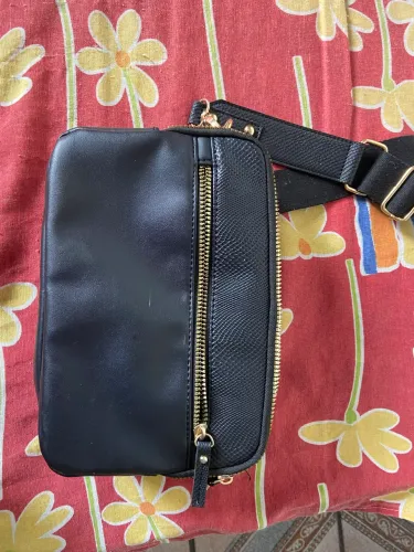 bolsa de ombro preta