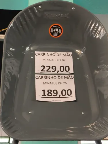 Carrinho de Mão Minasul CH 26