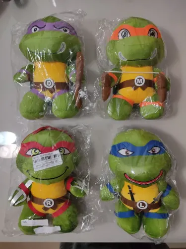 Pelúcias Tartarugas Ninja Preço por unidade