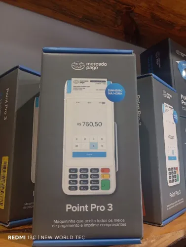 Máquina de cartão Point Pro 3 - Mercado Pago