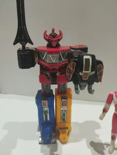 Mega Zord antigo Power Rangers anos 90