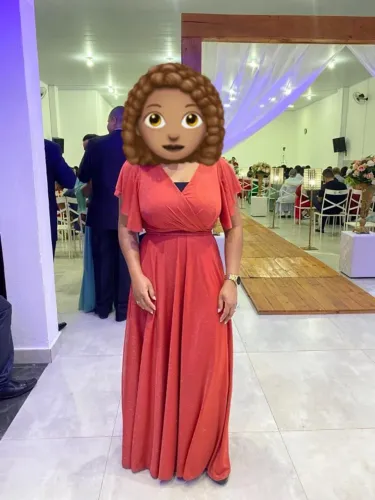 Vestido de Festa Terra Cota