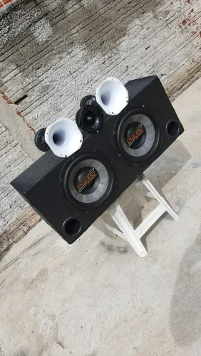 Caixa de som automotivo completo com Módulo