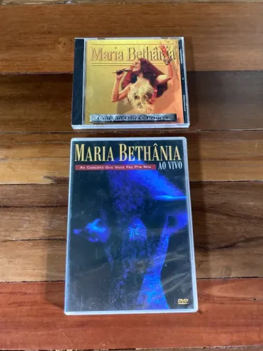 Maria Bethânia - Lote c/ CD + DVD