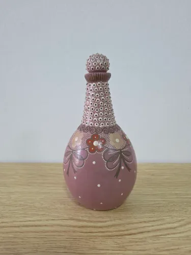 Pequena moringa decorativa nova em cerâmica do Vale do Jequitinhonha (MG)