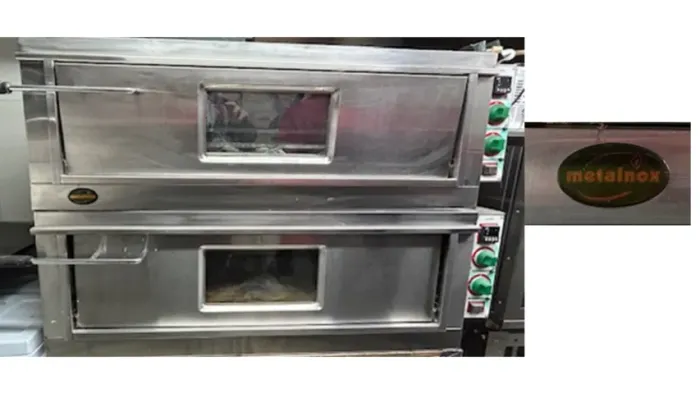 Forno duplo Super Pizzaiolo Metalnox eletrico  