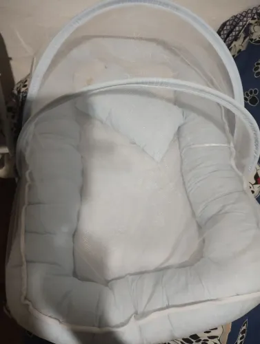 Ninho redutor berço conforto bebê azul 