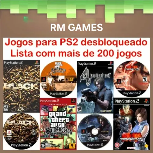 Jogos PS2 Mídia Física em "CD" A Sua Escolha 