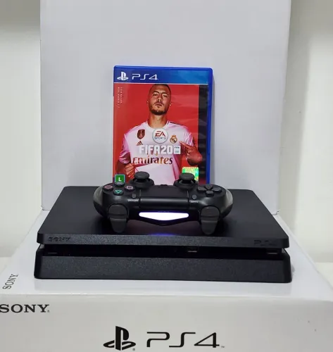 PS4 Slim 1TB c/ Garantia + Jogo. Temos Loja Física. Ofertas Exclusivas!<br>