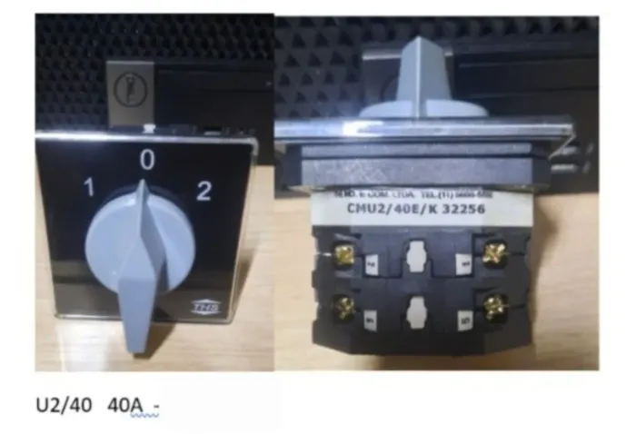 Chaves liga desliga, rotativa,  seletora, comutadora, diversas amperagens
